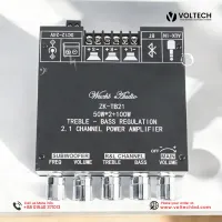 Wuzhi Audio ZK TB21 + App Hi-Fi 2.1 Bluetooth Amplifier (50W+50W Stereo + 100W Sub) – Voltech Electronics
